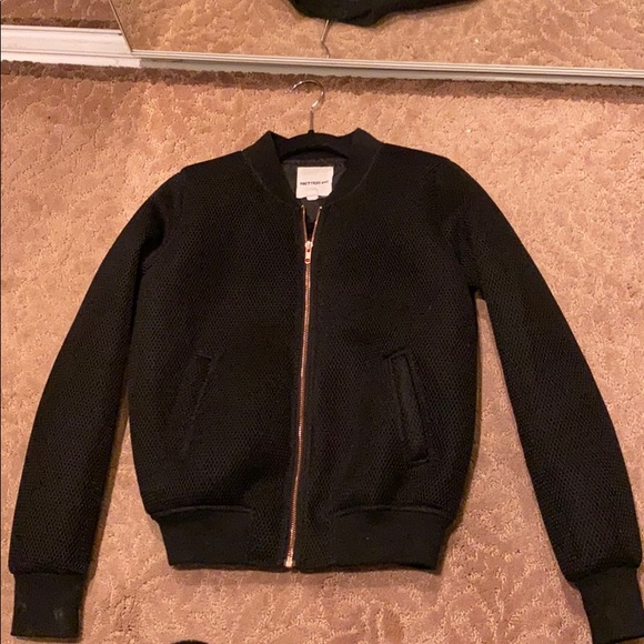 BETTER BE Black Bomber Jacket - Picture 2 of 3